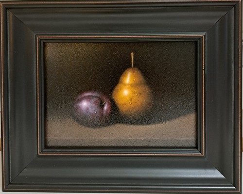 Pear & Plum 5x7 $600 at Hunter Wolff Gallery